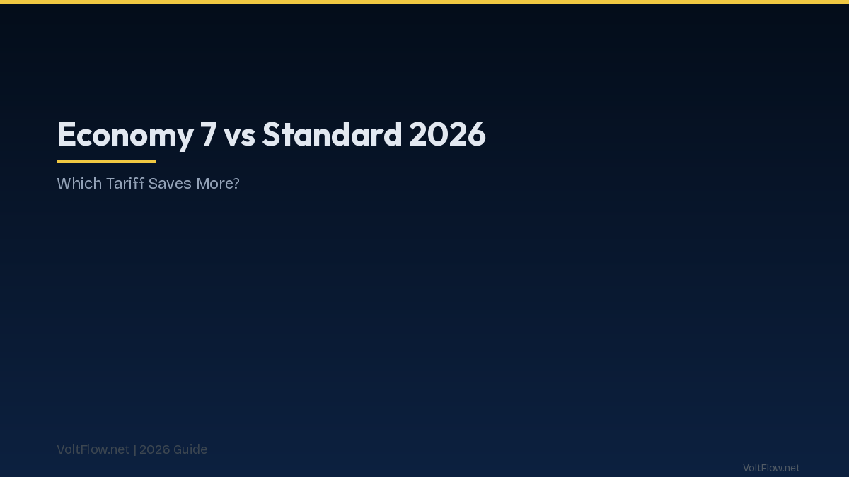 Economy 7 vs Standard Tariff