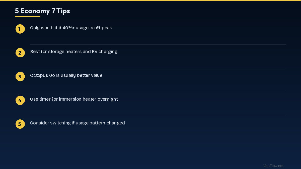 Economy 7 — Right for You?