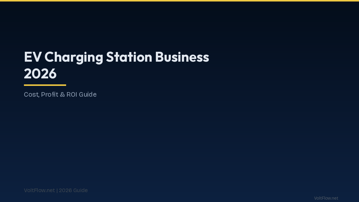 EV Charging Station Business India 2026